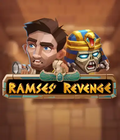 Explore the secrets of pharaohs with the Ramses Revenge game banner. Showcasing captivating adventures and engaging features.